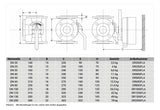 Honeywell CENTRA 3-Wegemischer PN 6 Typ DR150GFLA m.geradem Dg.,DN 150 m.Flanschanschluss