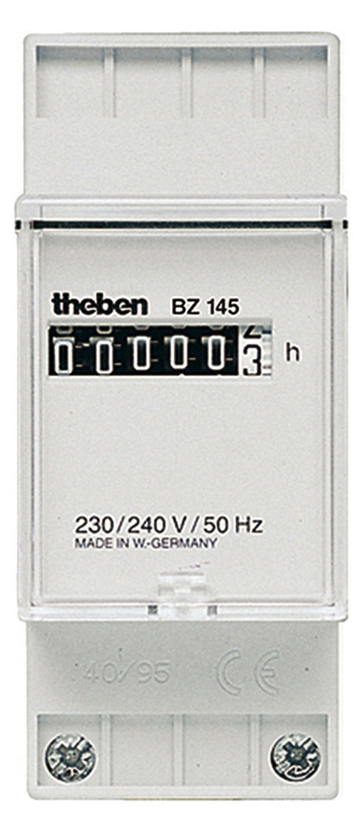 THEBEN Betriebsstundenzähler analog REG BZ 145 24V DC 24V 99999h IP65 netzsync
