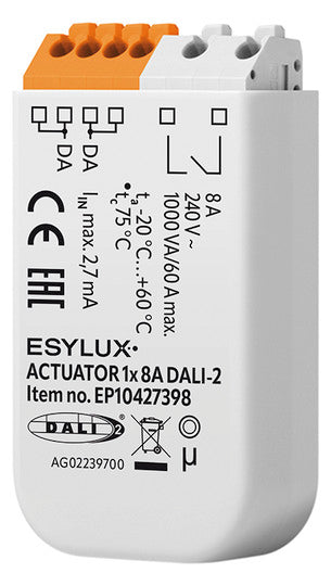 ESYLUX Schaltaktor DALI C-Last UP 8A ACTUATOR 1x 8A DALI-2 240V