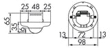 BEG Präsenzmelder 360° UP rws IP20 fernb PD2-M-1C-UP Präsenzmelder 2300W