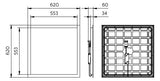 PHILIPS-LICHT LED-Panel 625x625mm 26W ws CoreLine RC133V G6 36S/840 PSU W62L62 NO