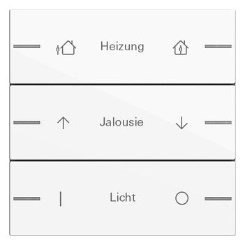 GIRA Tastwippe KNX rws glz Kst Thermopl System 55 576303
