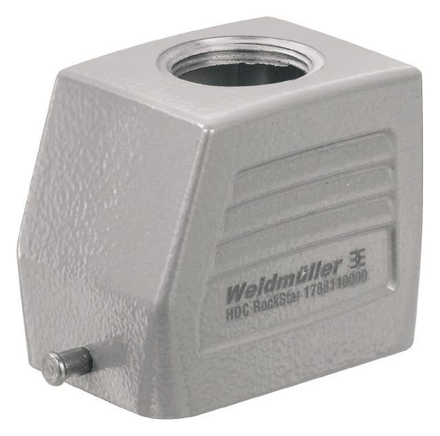 WEIDMÜLLER Tüllengehäuse Längsbügel alu HDC 06B TOLU 1M20G IP66 75x52x43mm oben