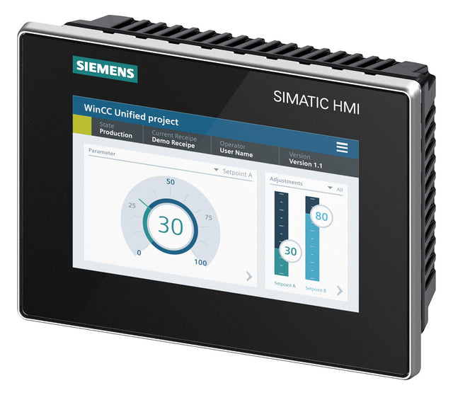SIEMENS Grafik-Panel m.Farbdisplay DC 6AV2128-3GB06-0AX1 19,2-28,8V 2HW/IE