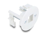 Delock Keystone Modulträger zur Wandmontage / Tischmontage weiß