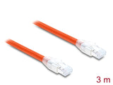 Delock RJ45 Netzwerkkabel Cat.8.1 S/FTP 3 m bis 40 Gbps orange