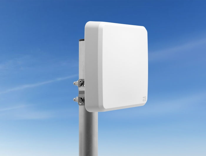 Delock 5G 3300 - 5000 MHz MIMO Antenne 2 x N Buchse 9 dBi direktional Wand- und Mastmontage outdoor weiß