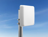 Delock 5G 3300 - 5000 MHz MIMO Antenne 2 x N Buchse 9 dBi direktional Wand- und Mastmontage outdoor weiß