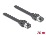 Delock RJ45 Patchkabel Cat.6 kompatibel mit Starlink Gen3 - 20 m grau