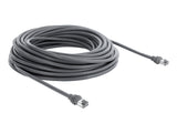 Delock RJ45 Patchkabel Cat.6 kompatibel mit Starlink Gen3 - 15 m grau