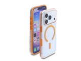 Delock Schutzhülle für iPhone 17 Pro kompatibel mit MagSafe transparent-orange
