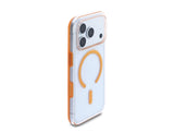 Delock Schutzhülle für iPhone 17 Pro kompatibel mit MagSafe transparent-orange