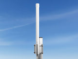 Delock Dualband WLAN 802.11 ac/ax/a/b/g/n Antenne N Buchse 6,2 - 8,0 dBi 39,5 cm omnidirektional starr Wand- und Mastmontage outdoor weiß