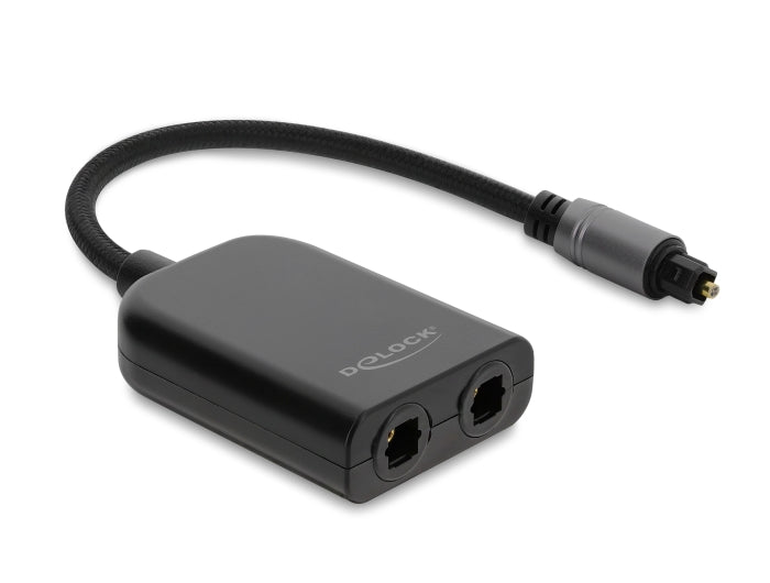 Delock S/PDIF TOSLINK Splitter 1 In 2 Out