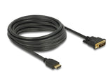 Delock HDMI zu DVI 24+1 Kabel bidirektional 5 m