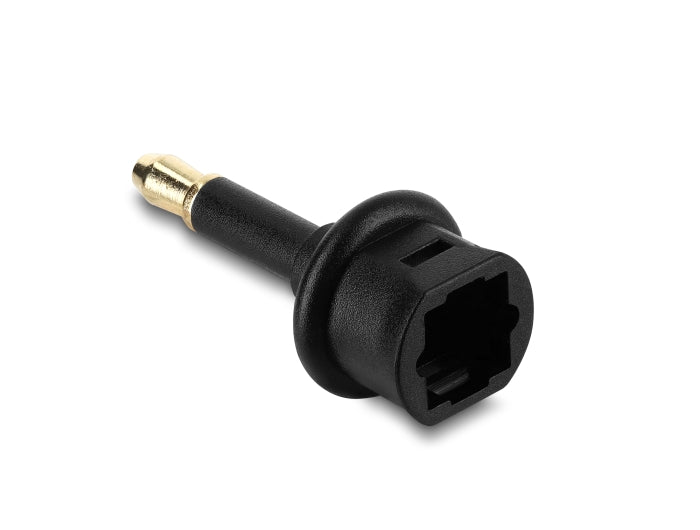 Delock Adapter Mini TOSLINK 3,5 mm Stecker auf TOSLINK Buchse