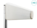Delock LTE Antenne SMA Stecker 9 - 11 dB direktional mit Anschlusskabel (RG-58, 5 m) weiß outdoor