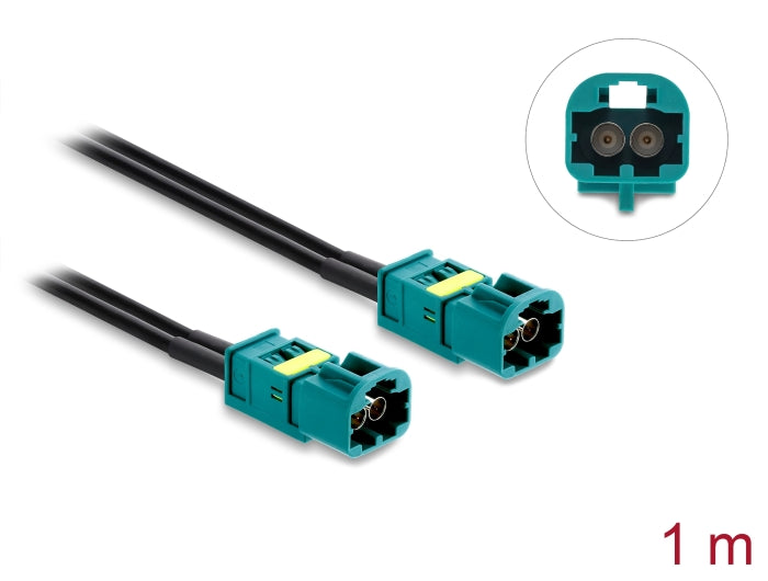Delock Kabel Mini FAKRA Z Stecker dual zu FAKRA Z Stecker dual