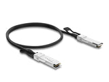 Delock Twinax Kabel QSFP+ Stecker zu QSFP+ Stecker 40 Gbps 1 m
