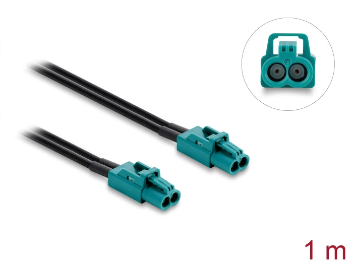 Delock Kabel Mini FAKRA Z Buchse dual zu FAKRA Z Buchse dual