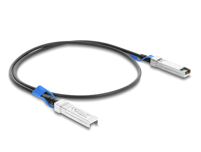 Delock Twinax Kabel SFP28 Stecker zu SFP28 Stecker 25 Gbps 1 m