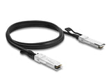 Delock Twinax Kabel QSFP+ Stecker zu QSFP+ Stecker 40 Gbps 3 m
