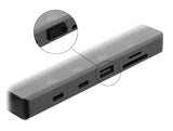 Delock Staubschutz für USB Typ-A Buchse 10 Stück Silikon schwarz