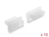 Delock Staubschutz für HDMI-A Buchse 10 Stück Silikon transparent