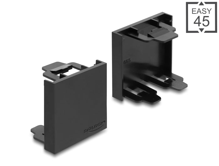 Delock Easy 45 Modul-Blindblende 45 x 45 mm schwarz