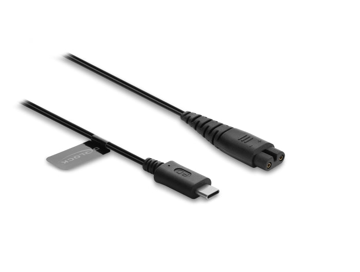 Delock USB Type-C™ Ladekabel 5 V für Elektrorasierer kompatibel mit Hatteker RFC-588, RFC-598, RFC-690, RFC-692, RFC-696, RSCX-7568, RSCX-9598 Serie - Rasierer Ladegerät Ersatzkabel 1,2 m