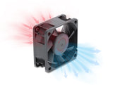 Delock Axiallüfter 48 V DC, 60 x 60 x 25 mm mit 4 Pin PWM Lüfteranschluss schwarz