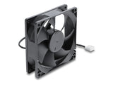 Delock Axiallüfter 48 V DC, 92 x 92 x 25 mm mit 4 Pin PWM Lüfteranschluss schwarz