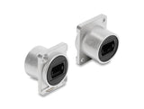 Delock D-Typ Modul MPO Buchse zu Buchse silber
