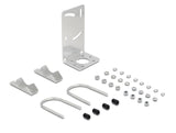 Delock WiFi 2,4 GHz Antenne N Stecker 8 dBi direktional mit Anschlusskabel RG-58, 50 cm weiß outdoor