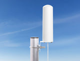 Delock 5G LTE Antenne SMA Stecker 3 - 5 dBi starr omnidirektional Wand- und Mastmontage outdoor weiß