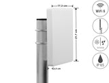 Delock WiFi 6 MIMO Antenne 2 x N Buchse 8 dBi direktional Mastmontage outdoor