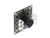 Delock USB 2.0 Kameramodul mit Global Shutter schwarz / weiß 0,92 Megapixel 65° 6 IR LED V6 Fixfokus