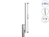 Delock 5G 3,3 - 3,8 GHz Antenne N Buchse 8 dBi 50 cm omnidirektional starr outdoor grau
