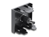 Delock Easy 45 Modul DC 5,5 x 2,5 mm Buchse zu DC 5,5 x 2,1 mm Stecker schwarz