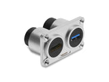 Delock Dual Einbaubuchse USB 5 Gbps Typ-A Buchse + HDMI Buchse 4K silber