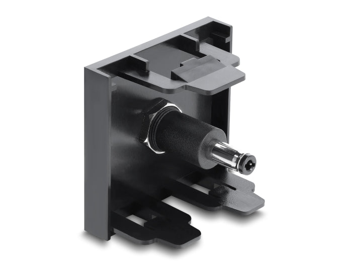 Delock Easy 45 Modul DC 5,5 x 2,1 mm Buchse zu DC 5,5 x 2,5 mm Stecker schwarz