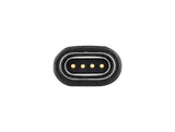 Delock Magnetisches Spiralkabel USB 2.0 Typ-A Stecker zu Pogo 4 Pin Stecker + USB Type-C™ Stecker zu Pogo 4 Pin Buchse Set schwarz 1,5 m