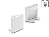 Delock Easy 45 Modul-Blindblende 45 x 45 mm weiß