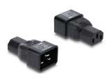 Delock Netzadapter IEC 60320 - C20 auf C13, Stecker / Buchse, 10 A, gerade