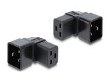Delock Netzadapter IEC 60320 - C20 auf C19, Stecker / Buchse, 16 A, 90° gewinkelt