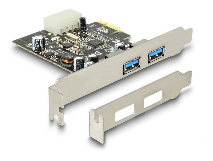 Delock PCI Express x1 Karte zu 2 x extern USB 5 Gbps Typ-A Buchse