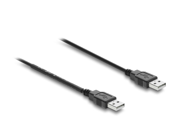 Delock USB Stromversorgungskabel Typ-A Stecker zu Stecker mit Schalter 0,5 m
