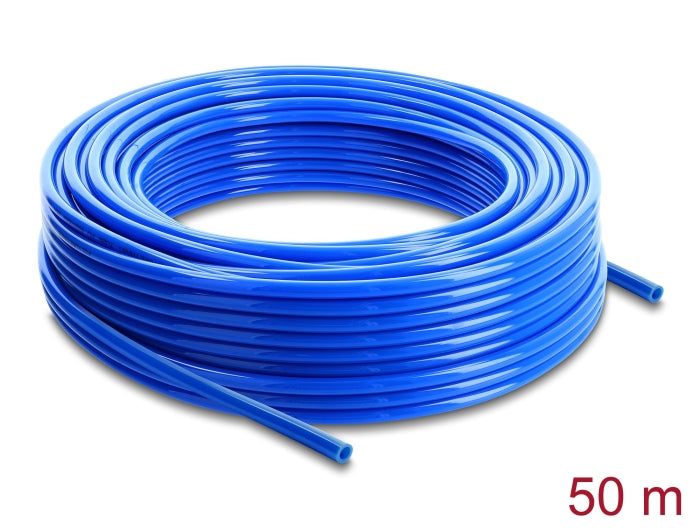Delock Pneumatikschlauch 8 x 5 mm 50 m Rolle blau
