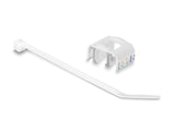 Delock Keystone Modul RJ45 Buchse zu LSA Cat.6A geschirmt werkzeugfrei mit Staubschutzklappe
