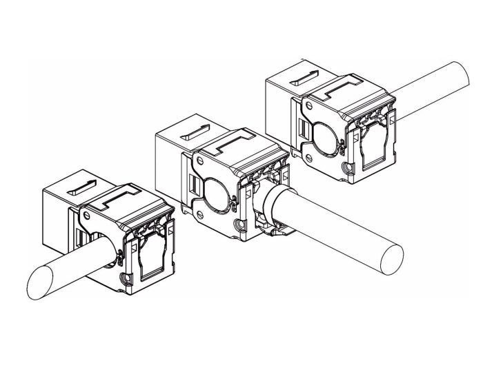 Delock Keystone Modul RJ45 Buchse zu LSA Cat.6A geschirmt werkzeugfrei